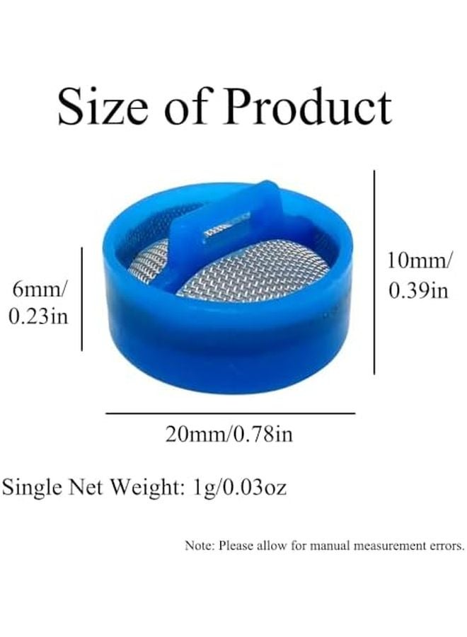4 قطع مجموعة إصلاح شاشة فلتر صمام مدخل مياه الغسالة البديلة - Image 3