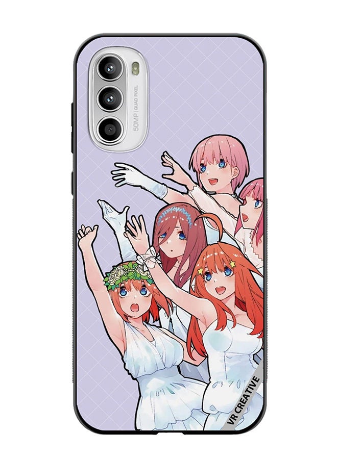 VR CREATIVE Protective Case Cover For Motorola Moto G82 Go Toubun No Hanayom Design Multicolour - Image 1