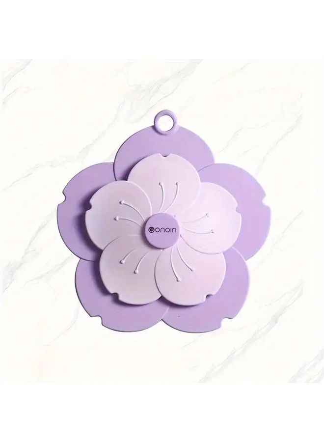 Green Cherry Blossom Drainage Pipe Odor Proof Sealed Cap Floral Design Bathroom Essential - Image 5