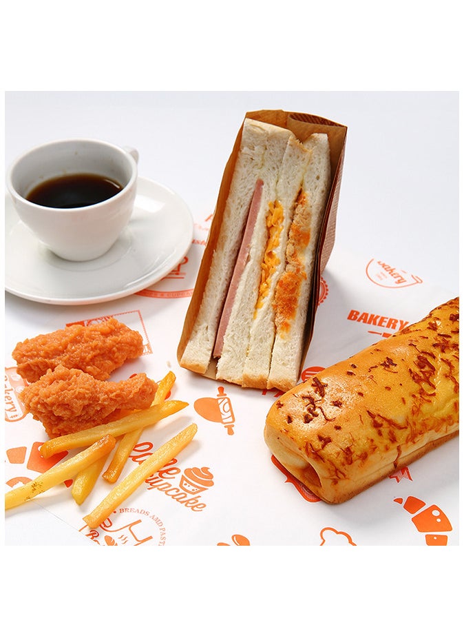 Beauenty 100 Pcs Thick Kraft Cake Greaseproof Baking Paper 38 x 28cm  - Image 2