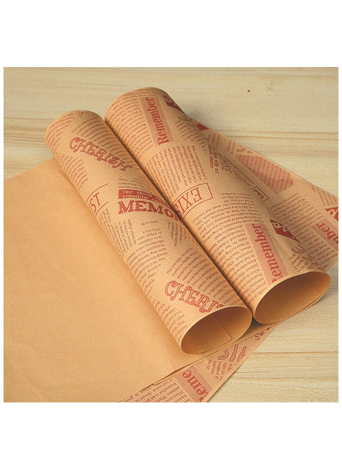 Beauenty 100 Pcs Thick Kraft Cake Greaseproof Baking Paper 38 x 28cm  - Image 4