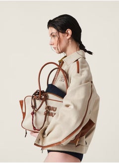 Miu Miu miu Canvas top-handle bag  - Image 4