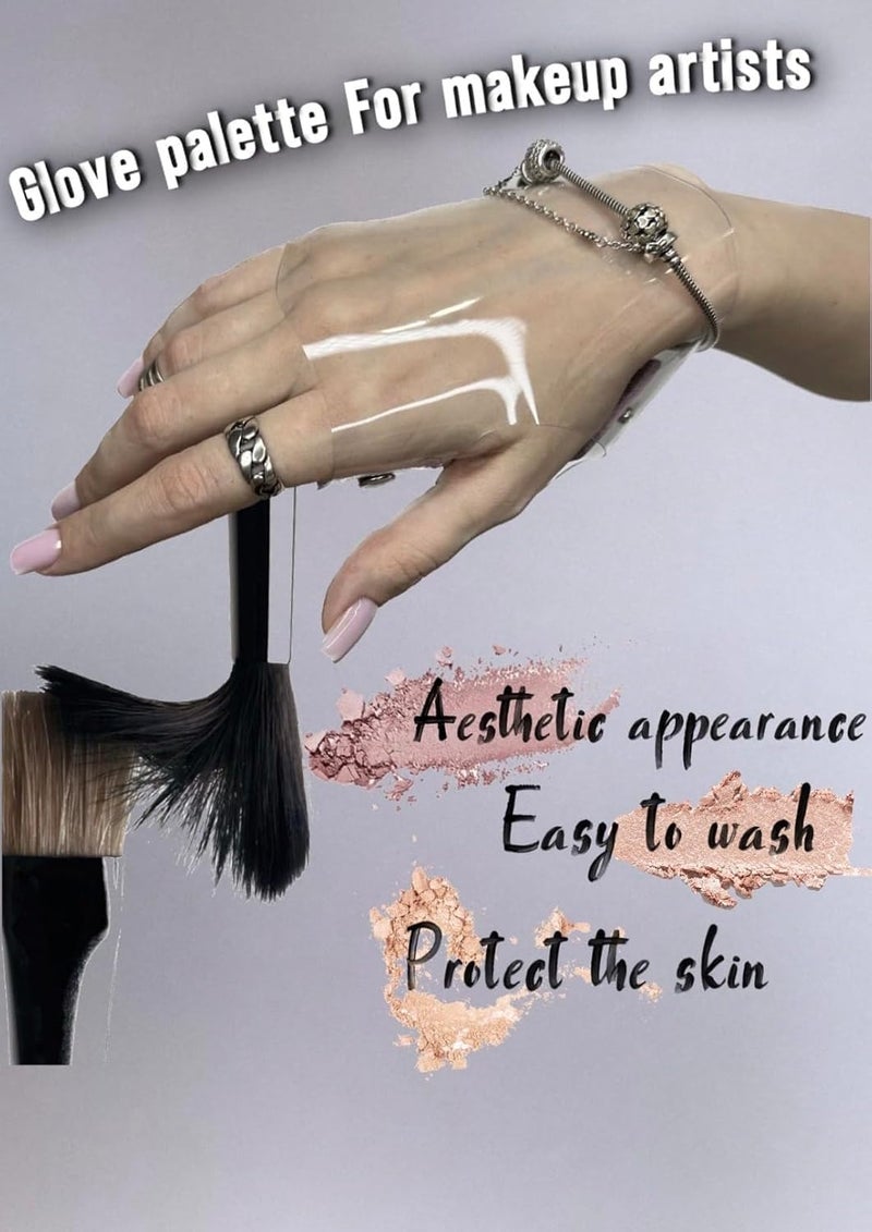 Ruby Face RUBYFACE Makeup Hand Gloves Mixing Palette Handheld Makeup Mixing for Makeup Artist  Stylish Glove for Makeup Artists 1 Pcs  - Image 5