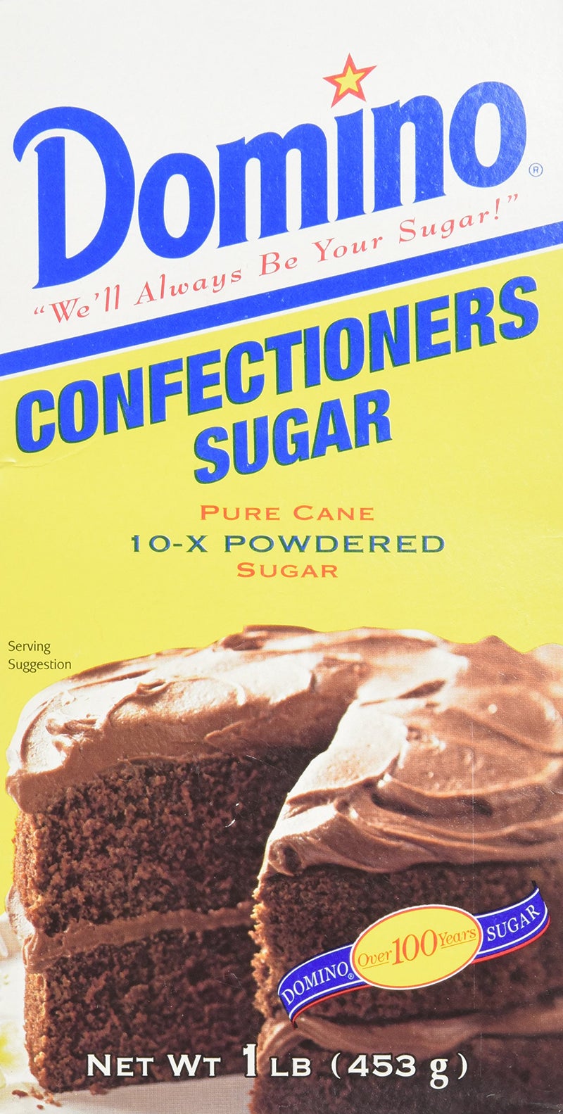 Domino Confectioners 10-x Powdered Sugar, 1 Pound Box (Pack of 2) - Image 1