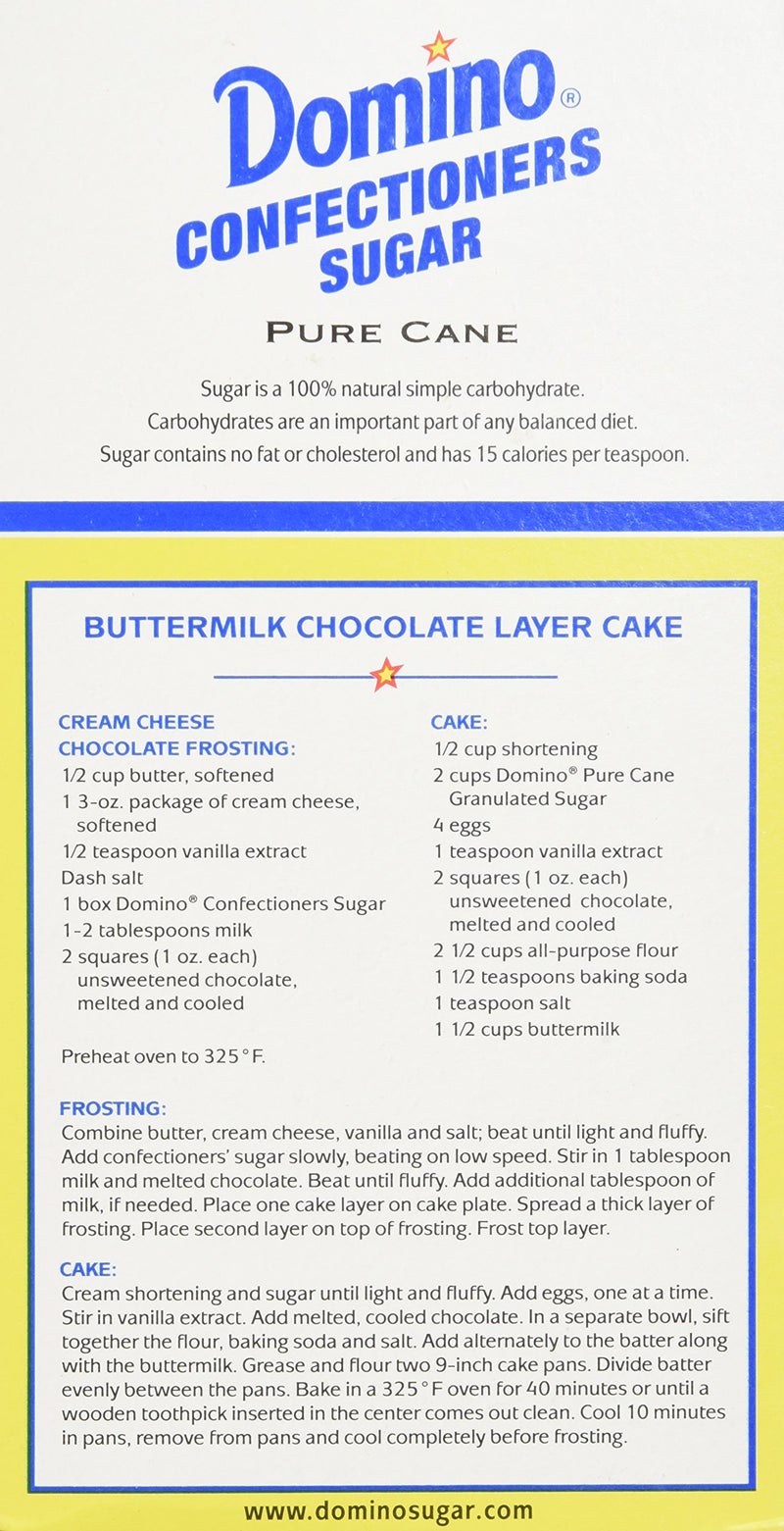 Domino Confectioners 10-x Powdered Sugar, 1 Pound Box (Pack of 2) - Image 2