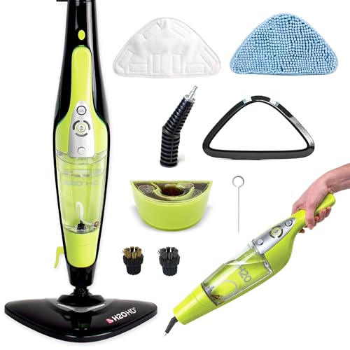 H2O HD Steam Mop & Handheld Steam Cleaner | 3-in-1 Floor Steamer | 1500W Power & 450ml Removable Tank | Foldable Storage | Hardwood, Tile & Laminate Cleaner - Image 1