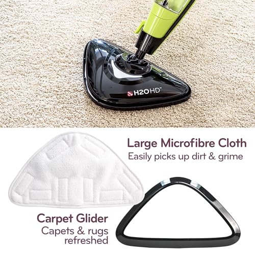 H2O HD Steam Mop & Handheld Steam Cleaner | 3-in-1 Floor Steamer | 1500W Power & 450ml Removable Tank | Foldable Storage | Hardwood, Tile & Laminate Cleaner - Image 3
