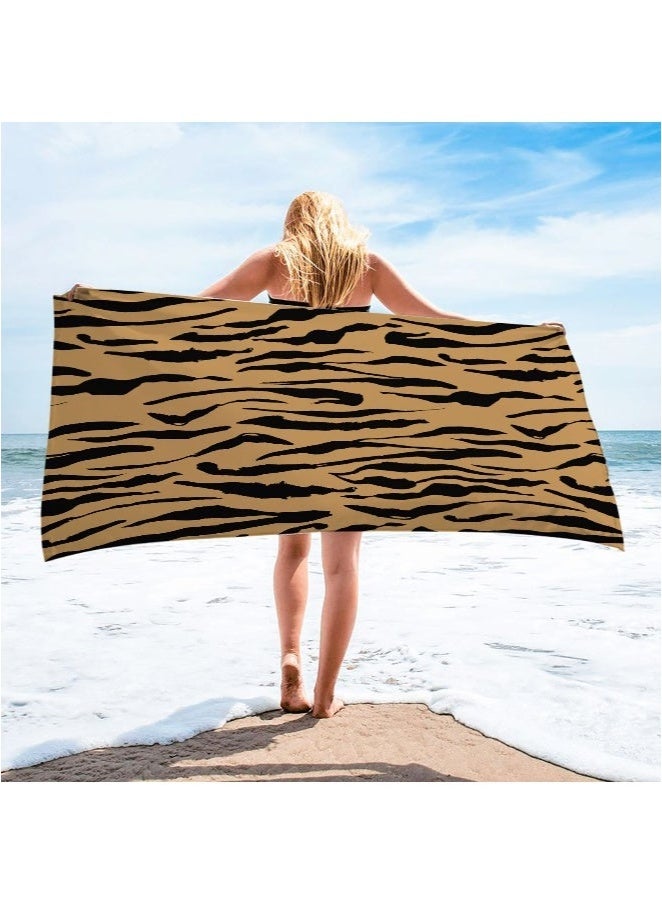 مناشف شاطئية فائقة النعومة بتقنية 3D سريعة الجفاف  - Image 5