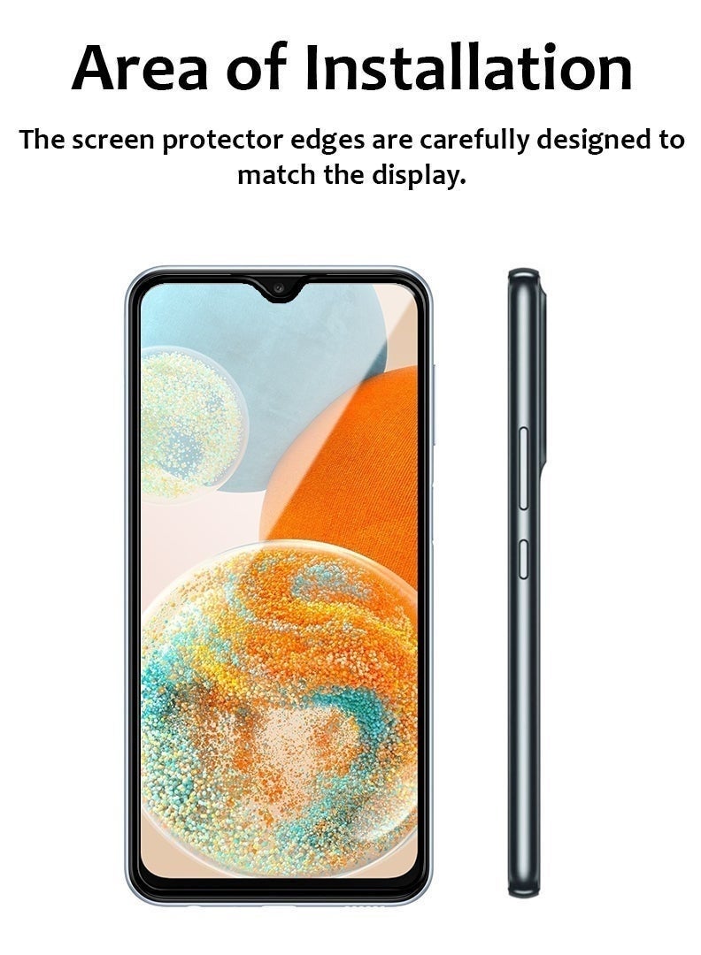 Lynacz Original Tempered Glass For Samsung Galaxy A33 5G 9H Hardness Screen Protector Film, Bubble Free Easy Installation, Full Coverage, Anti Scratch And Touch Sensitive - Image 2