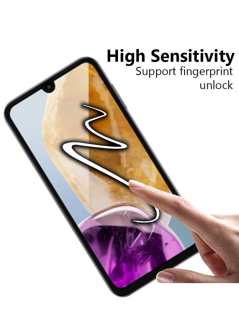 Lynacz Original Tempered Glass For Samsung Galaxy A33 5G 9H Hardness Screen Protector Film, Bubble Free Easy Installation, Full Coverage, Anti Scratch And Touch Sensitive - Image 3