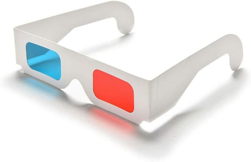 Sluswallow 3 Pcs Unisex 3D Stereo Glasses Foldable 3D Cardboard Glasses for Films, TV, Magazines and More Clever and Attractive, Accessories - Image 5