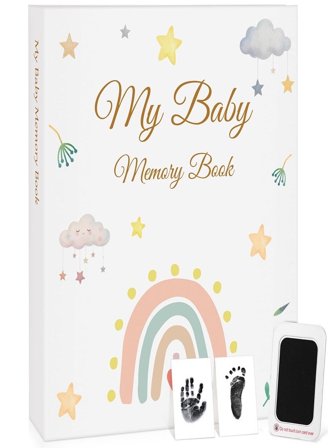 Kasfalci Pregnancy Journal for First Time Moms - LARGE-SIZED 11.5" x 13" Baby Memory Book Keepsake for Boy Girl - Timeless First 5 Year Baby Book - New Mom To Be Gift Neutral Journal Scrapbook Photo Album - Image 1