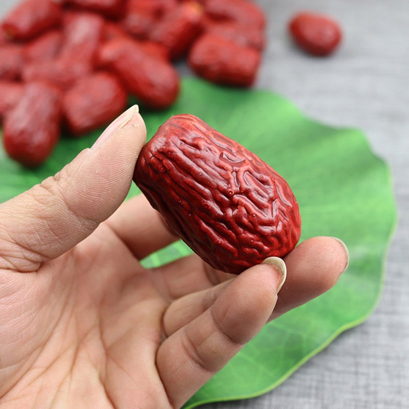 30Pcs Artificial Red Dates Lifelike Dried Jujube Decoration Home Ornament Photography Props - Image 5