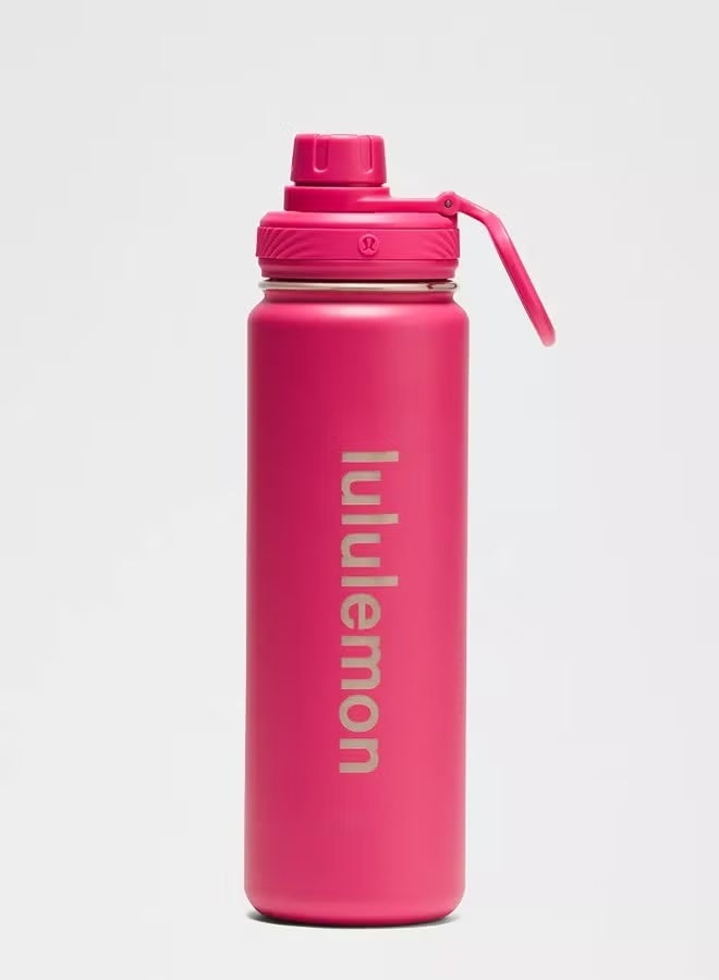 lululemon Stainless steel sports vacuum insulated water bottle suitable for holding water iced tea hot tea etc with a capacity of 710 milliliters - Image 1