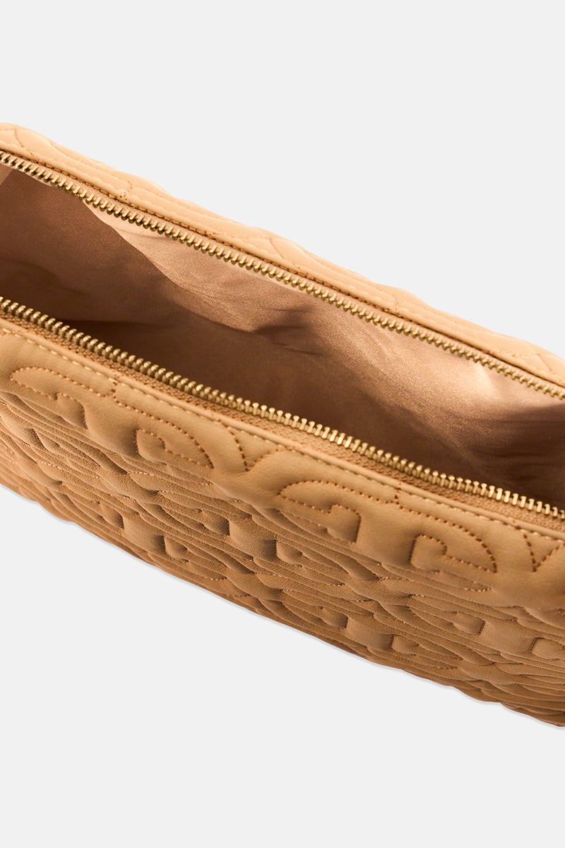 Sam Edelman Women Embroidered Cross Body Bag, Tan - Image 4