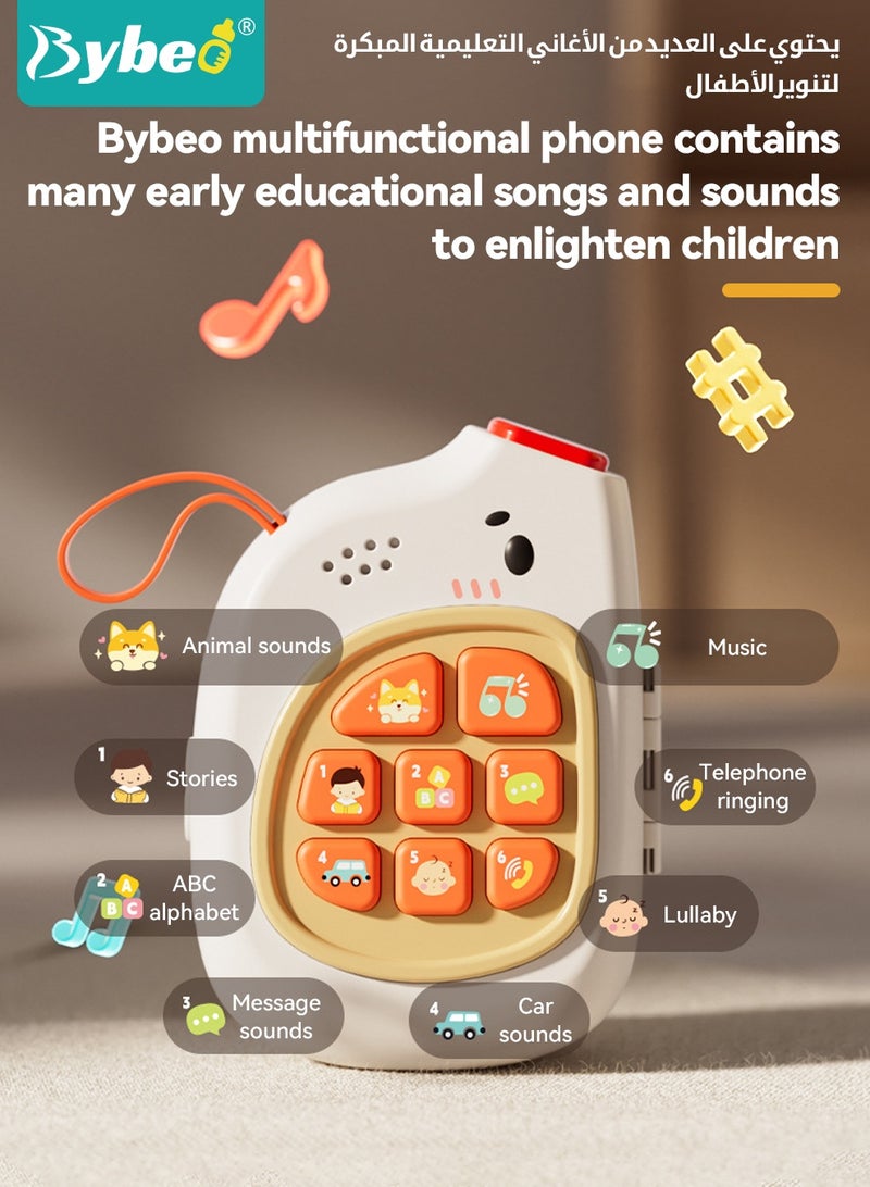 بيبو لوحة نشاط مونتيسوري 2 في 1، لعبة حسية للأطفال الصغار، لعبة موسيقية للرضع، لعبة تعليمية للتعلم، لعبة هاتف للسفر للأطفال من عمر 1 إلى 3 سنوات للأولاد والبنات - Image 2