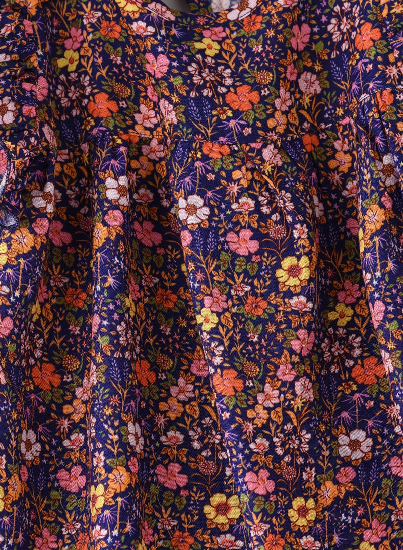 Jelliene Girls Floral Printed Blouse 100% Viscose, Soft and Flowy Blouse for Girls - Image 3