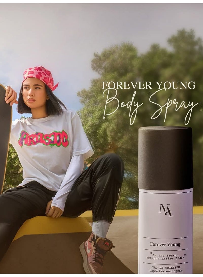 ماء الذهب Forever Young Body Spray For Women 100 ML - Image 5