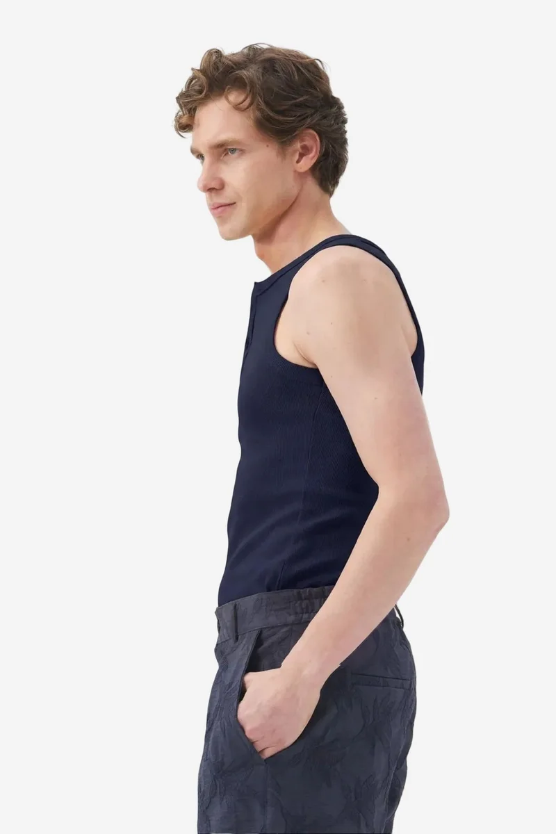 Giesto Navy Blue GIESTO Men's Cotton T-Shirt for Men | Best Price UAE