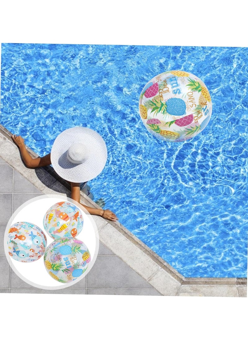 INTEX - 59040NP-Inflatable Lively Print Beach Ball Pineapple Design, 51CM - Image 1