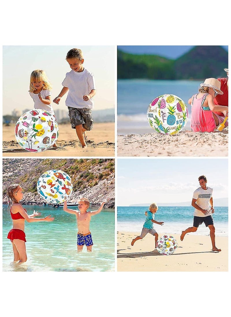 INTEX - 59040NP-Inflatable Lively Print Beach Ball Pineapple Design, 51CM - Image 1