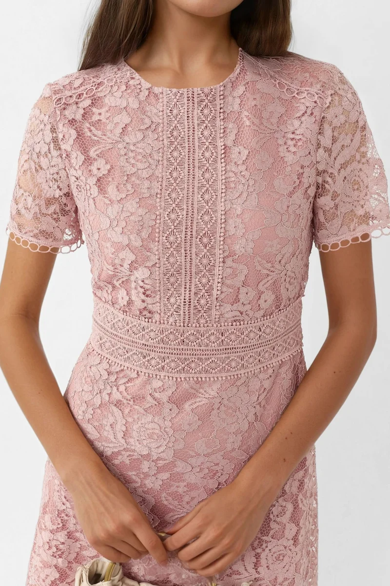 Hiccup Lace A-Line Midi Dress