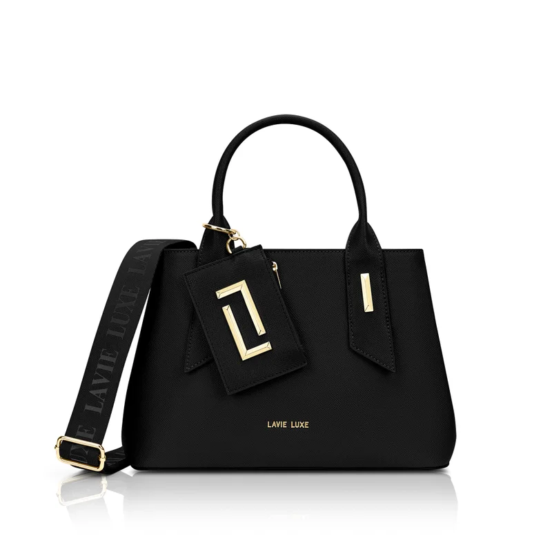 Luxe Women's Duo Rumba Satchel (Black)