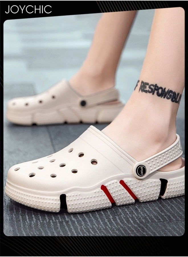 Joychic - Women Trendy Outdoor Slippers Personalized Dual-purpose Sandals Household Anti-slip Summer Beach Sandals - Image 1