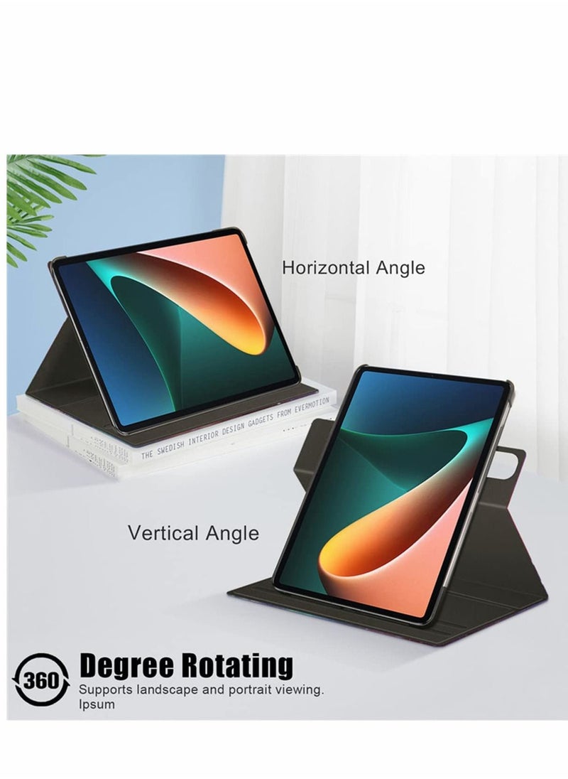 Case for Xiaomi Mi Pad 5 case Pro Elastic Strap Pen Holder Stand Auto Sleep Wake Up Function Cover PU Leather Tablet Cases