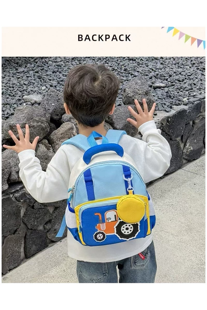 نايس جديد 2-4-year-old الفتيان والفتيات على ظهره : لطيف الأطفال على ظهره - روضة أطفال على ظهره - أزرق - Image 2
