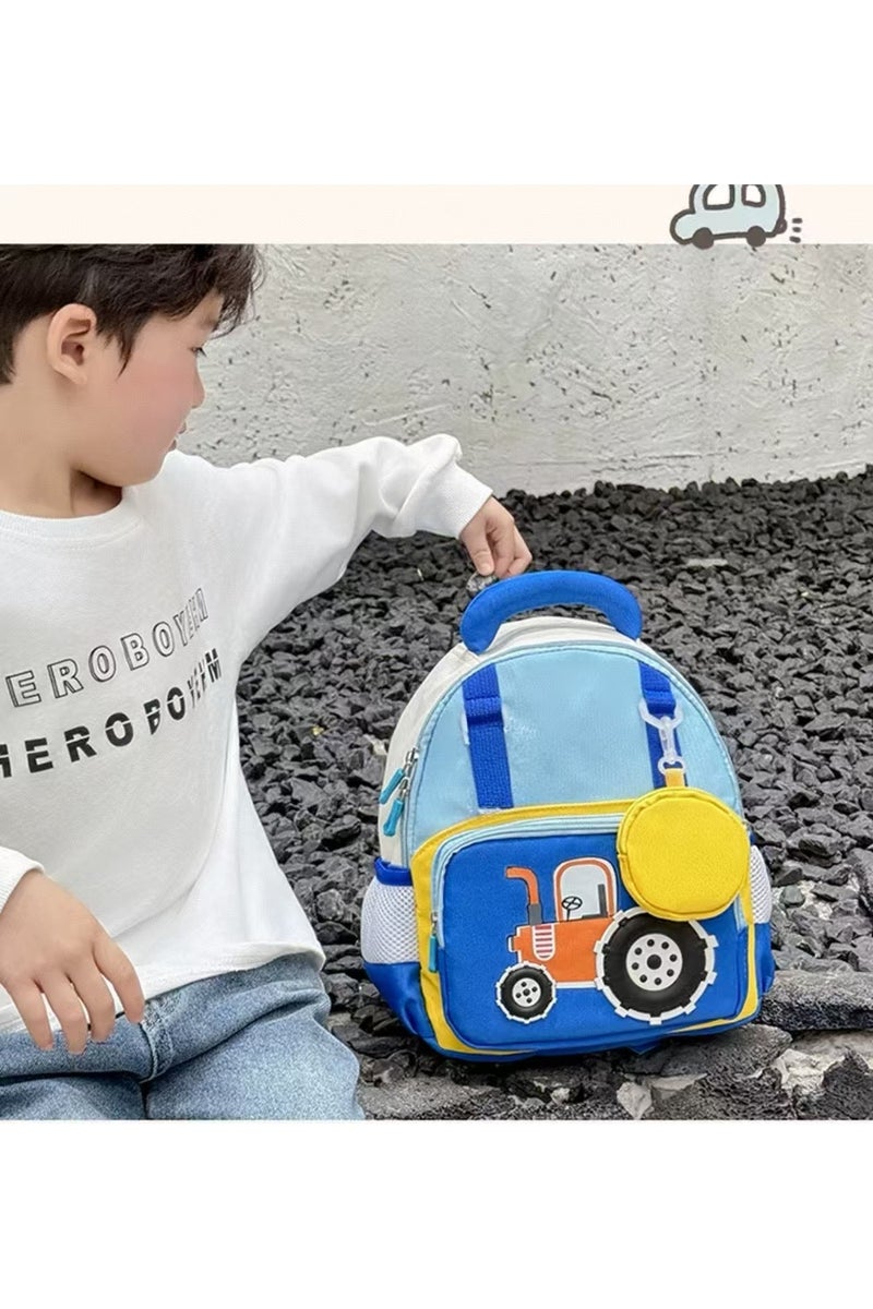 نايس جديد 2-4-year-old الفتيان والفتيات على ظهره : لطيف الأطفال على ظهره - روضة أطفال على ظهره - أزرق - Image 3