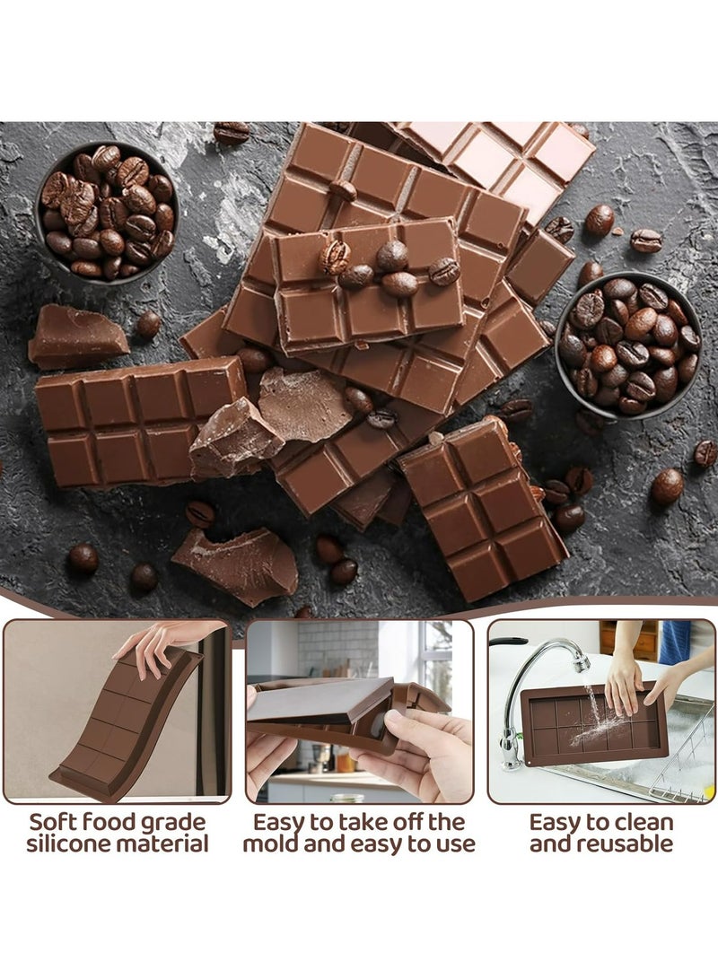 أوزيغالور قطعتان من قوالب الشوكولاتة السيليكونية العميقة - 10 فتحات - Image 3