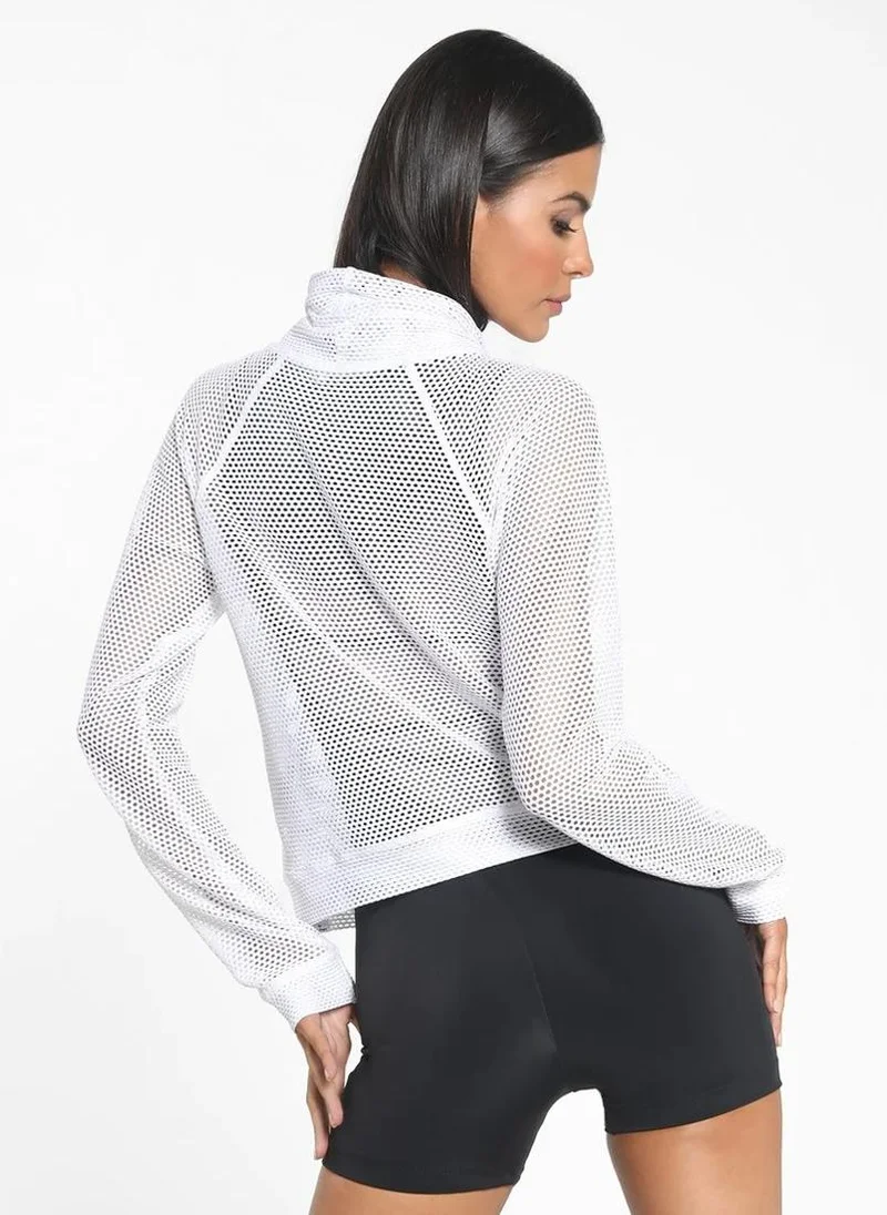 Koral Koral Active Pump Open Mesh Pullover-White A4089C45-S