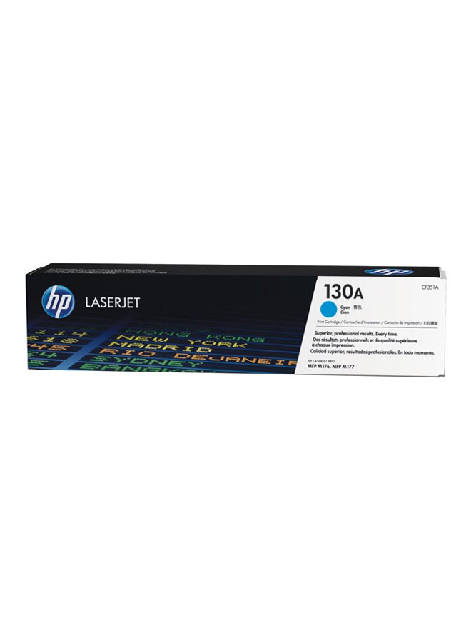 HP خرطوشة حبر لطابعة إتش بي طراز  CF351A أزرق سيان 130A - Image 2