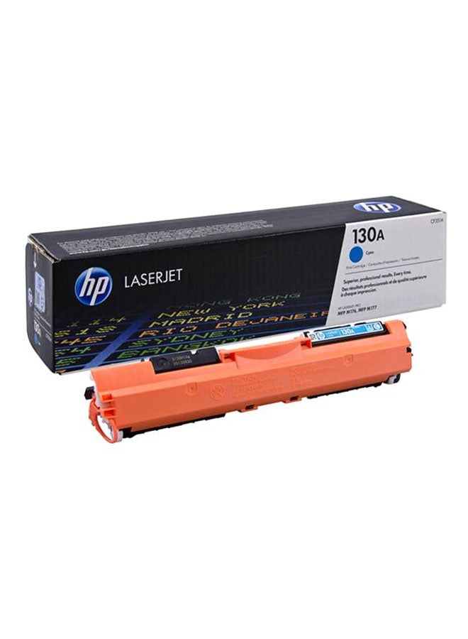 HP خرطوشة حبر لطابعة إتش بي طراز  CF351A أزرق سيان 130A - Image 1