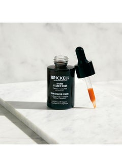 Brickell Men's Products Brickell Men'S Anti Aging Vitamin C Serum For Face Repairing Night Face Serum For Men Natural And Organic Hyaluronic Acid Serum For Face To Diminish Wrinkles And Reduce Redness 1 Ounce Scented  - Image 3