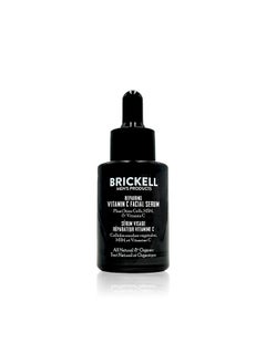 Brickell Men's Products Brickell Men'S Anti Aging Vitamin C Serum For Face Repairing Night Face Serum For Men Natural And Organic Hyaluronic Acid Serum For Face To Diminish Wrinkles And Reduce Redness 1 Ounce Scented  - Image 1