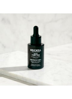 Brickell Men's Products Brickell Men'S Anti Aging Vitamin C Serum For Face Repairing Night Face Serum For Men Natural And Organic Hyaluronic Acid Serum For Face To Diminish Wrinkles And Reduce Redness 1 Ounce Scented  - Image 4
