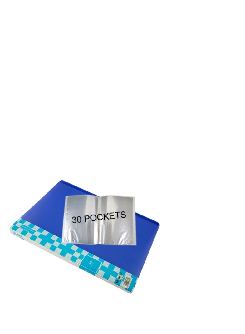 MODEST كتاب عرض A4 لون أزرق - Image 1