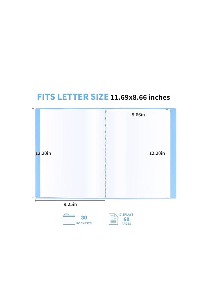 MODEST كتاب عرض A4 لون أزرق - Image 3