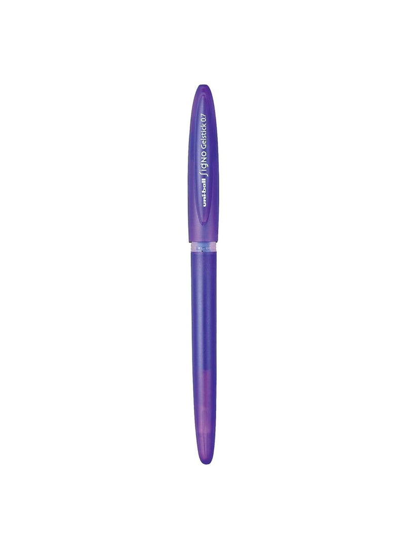 Uniball 4-Piece Signo Gelstick Gel Ink Pen 0.7mm Tip Violet Ink - Image 3