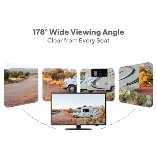 SYLVOX 19-Inch RV TV, 12 Volt Smart TV with Google OS, 178° Wide Viewing, HDMI/USB Ports, AC/DC Power, Voltage Protection for Camper, Motorhome and RV Use - Image 4