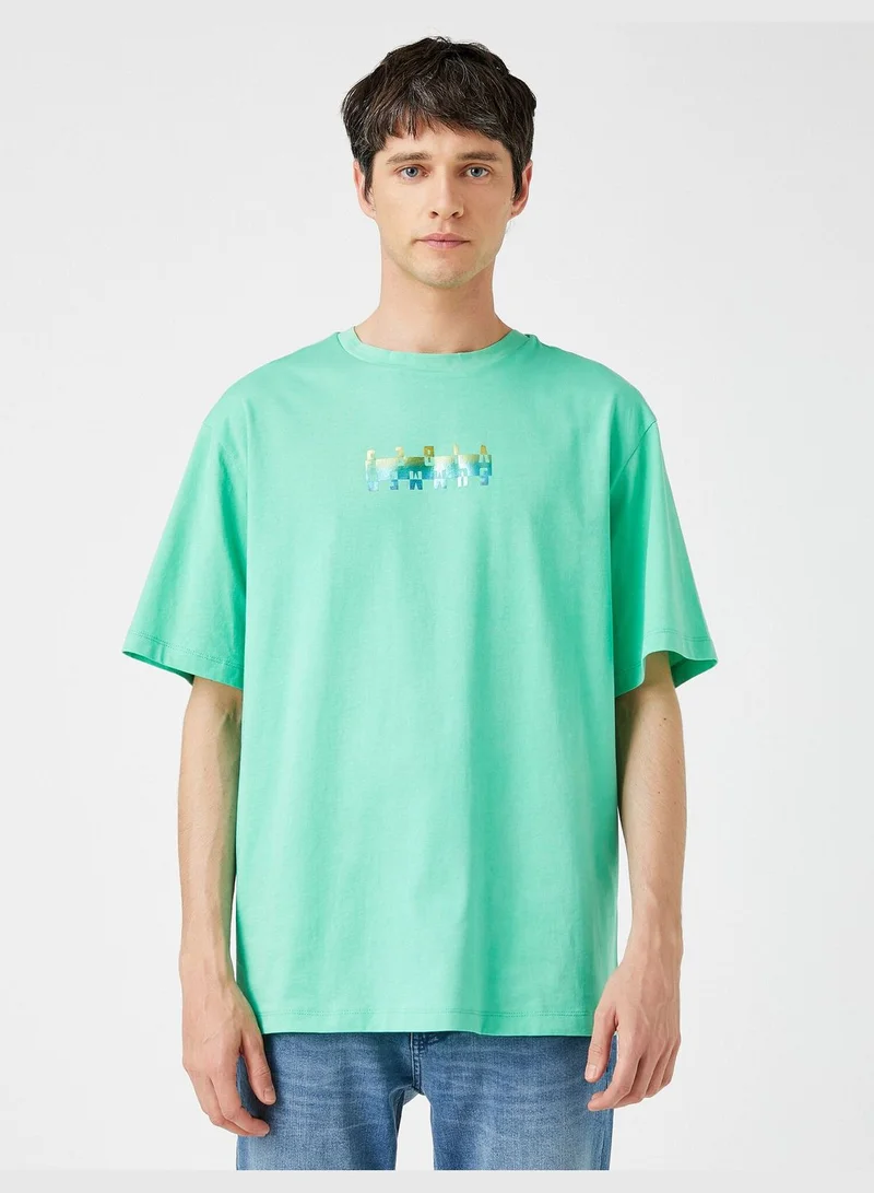 KOTON Printed T-shirt Cotton