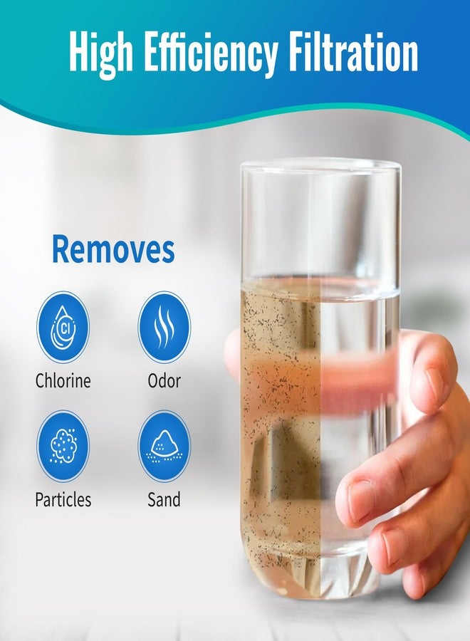 CFS - 1 Pack Carbon Block Water Filter Cartridges Compatible with USF-104, USS-120 Models - Remove Bad Taste & Odor - Whole House Replacement Filter Cartridge - 0.5 Micron - Image 5