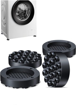 Anti Vibration Pads for Washing Machine, 4PCS Washing Machine Vibration Pads Pedestals, Anti Vibration Washing Machine Support, Prevent Your Washer and Dryer Set from Walking and Reduce Noise - pzsku/ZA33256FD4E0C92FF8C1BZ/45/_/1733399026/d0e0416a-0e6b-42e3-a2a2-926891c2af15