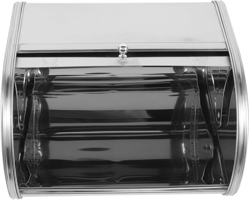 FAVOMOTO Countertop Bread Box Metal Bread Holder Frosted Finish for Home Bakery Organization - Image 1