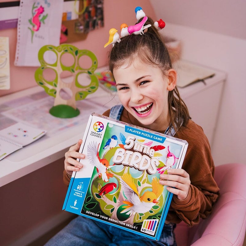 SmartGames - 5 Little Birds, Puzzle Game with 60 Challenges, Ages 5+ - Image 5