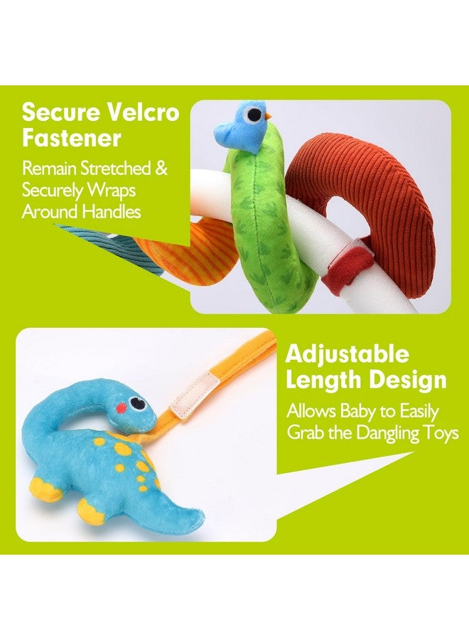 هاهالاند ألعاب مقعد سيارة هاهالاند للأطفال من عمر 0 إلى 6 أشهر - ألعاب أطفال من عمر 0 إلى 6 أشهر - خشخيشة، مرآة، خشخشة، صرير، مقعد سيارة تنموي، عربة أطفال، هدية سفر وأعياد ميلاد للأطفال الرضع - Image 4