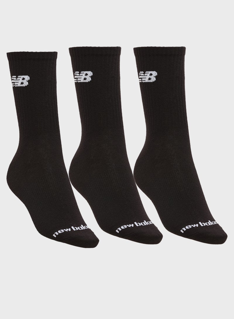New Balance 3 Pack Everyday Lightweight Quarter Crew Socks  - Image 1