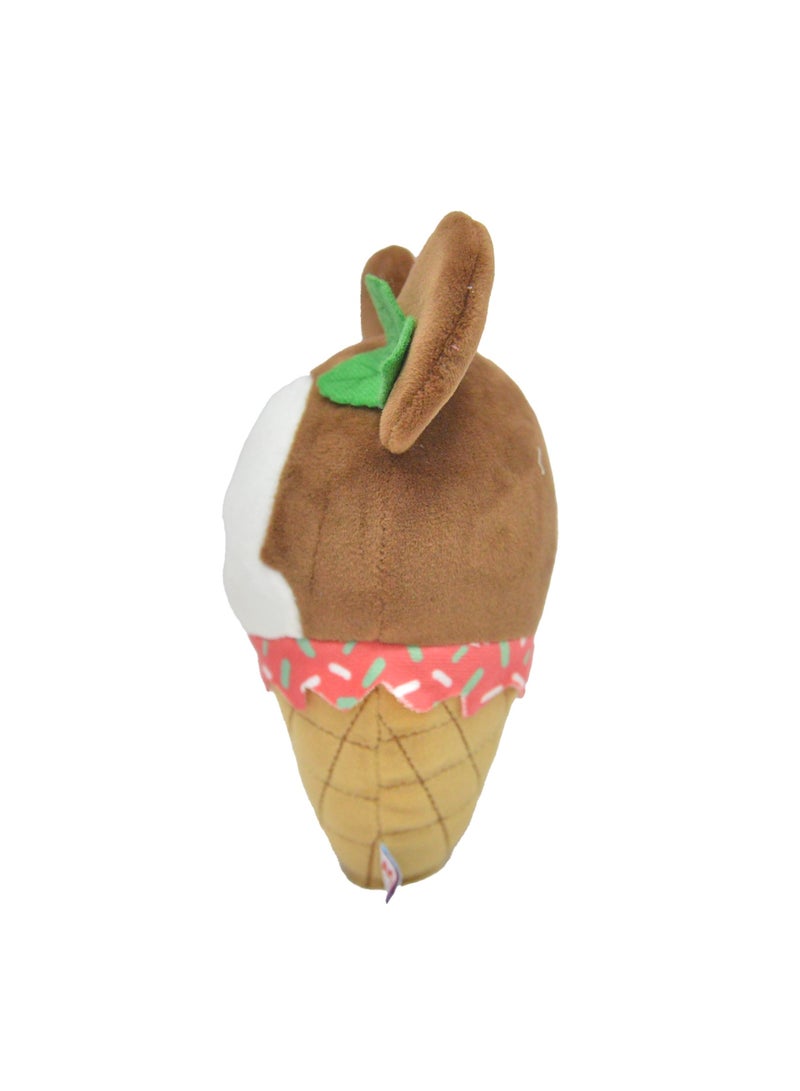 Disney مجموعة آيس كريم ميكي ماوس المحشوة من ديزني 6 بوصات | لعبة ناعمة | ميكي ماوس - Image 3